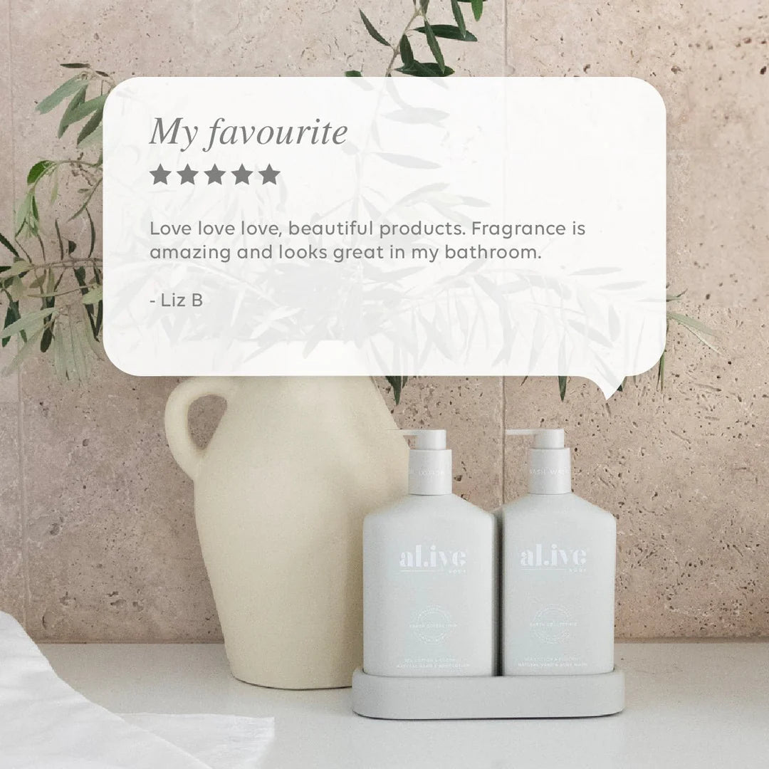 ali.ve - wash & lotion duo - sea cotton & cocount